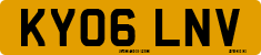 License plate of the United Kingdom, 2001 year system