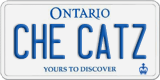 Ontario, Vanity Plates