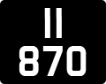 License plate of Guernsey, Regular plates