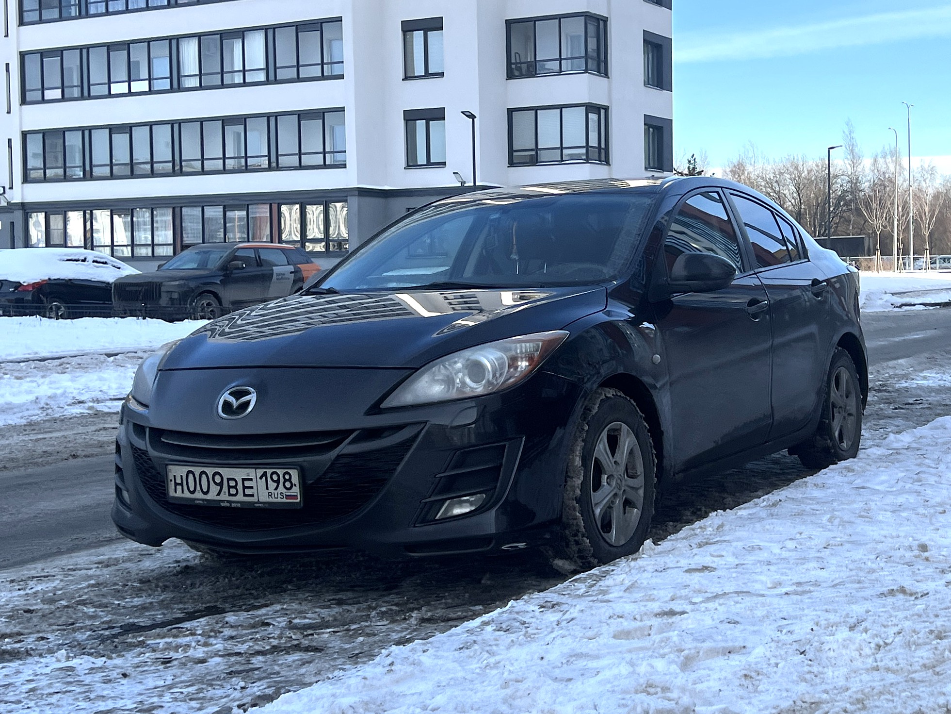 н 009 ве 198, Mazda 3 2nd gen Sedan (BL), 2009–2013
