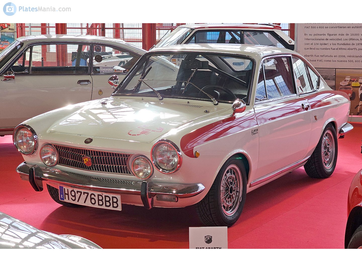 H 9776 BBB, FIAT 850 Abarth 1300 Coupe, 1968–1970