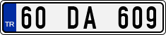 License plate of Turkey, Regular plates