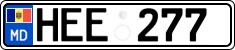 License plate of Moldova, Cars (2015)