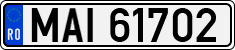 License plate of Romania, Ministry of Interior