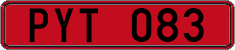 License plate of Cyprus, Rental cars