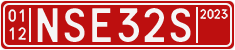 License plate of Sweden, Transit plates