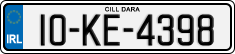 License plate of Ireland, Regular plates