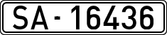 License plates of Spain, 1900 year series