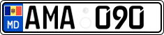License plate of Moldova, Cars (2015)