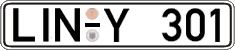 German license plate, Regular plates