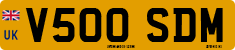 License plate of the United Kingdom, 1983 year system