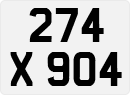 License plate of the United Kingdom, Diplomatic
