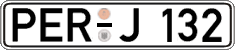 German license plate, Regular plates