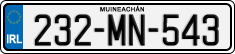 License plate of Ireland, Regular plates