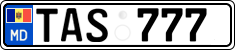 License plate of Moldova, Cars (2015)