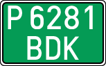 License plates of Spain, Specialty plates