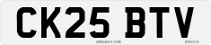 License plate of the United Kingdom, 2001 year system