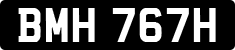 License plate of the United Kingdom, 1963 year system