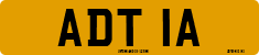 License plate of the United Kingdom, 1963 year system