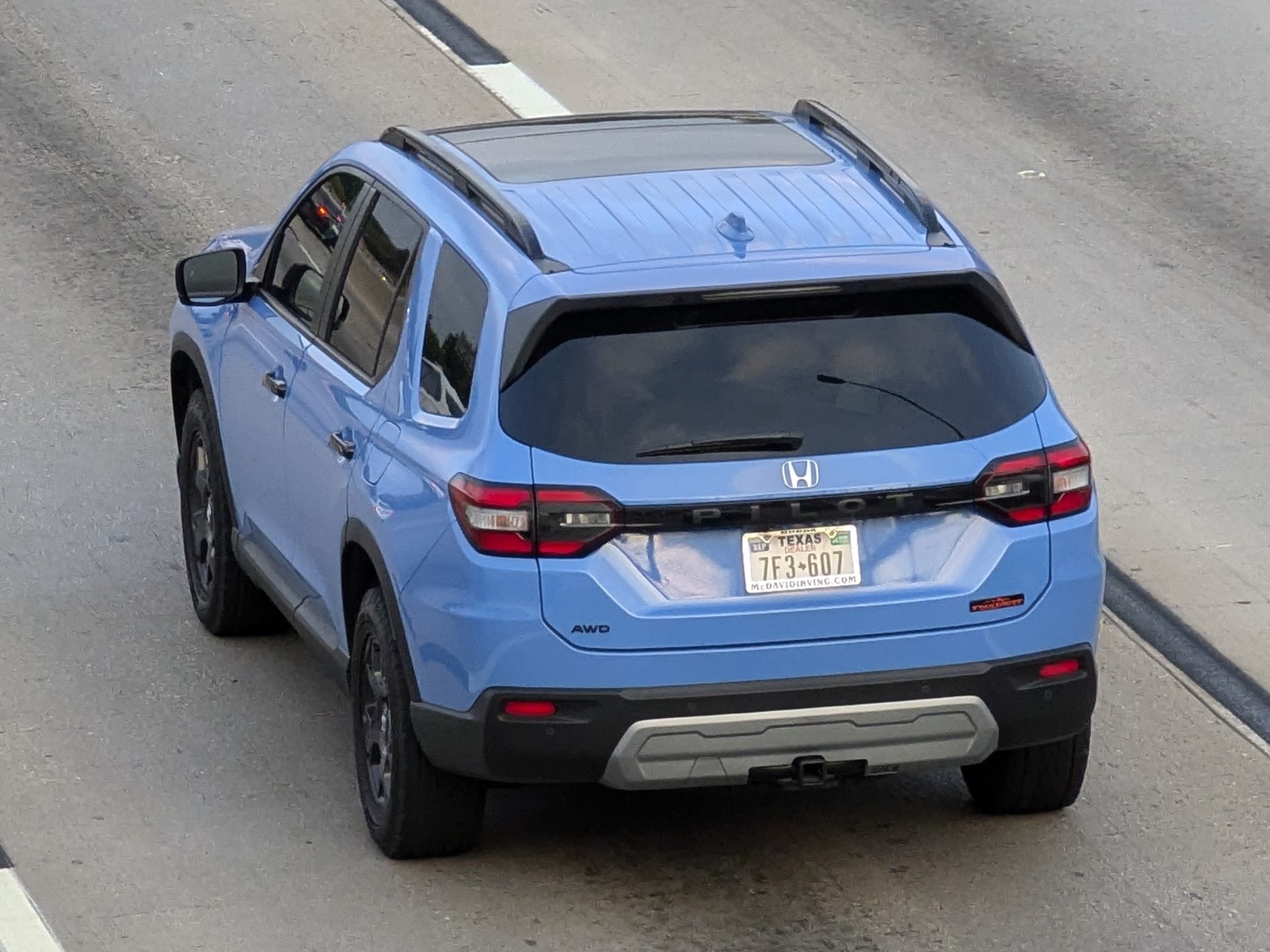 7F3-607, Honda Pilot 4th gen (YG1/YG2), 2022–