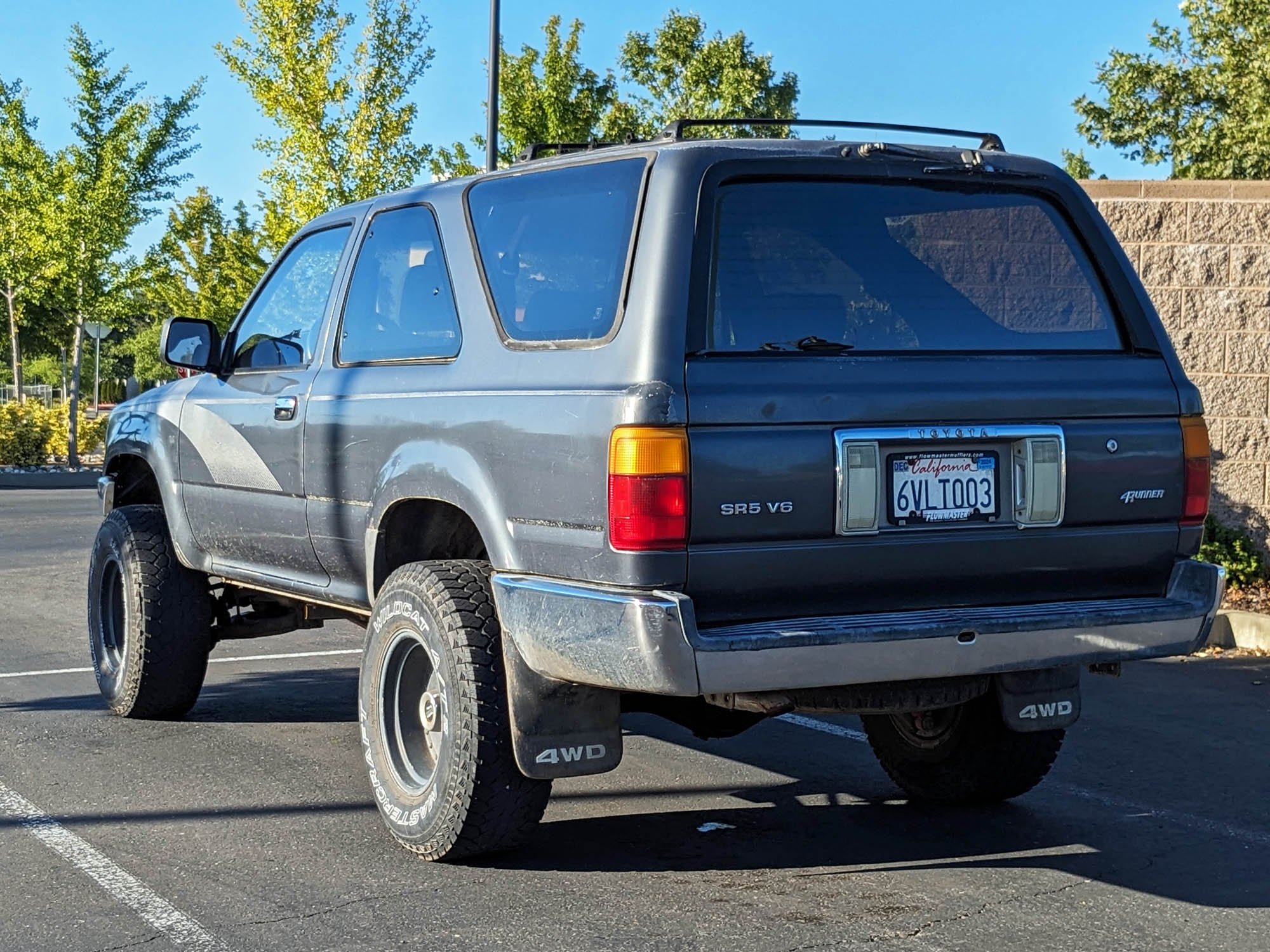 6VLT003, Toyota 4Runner 2nd gen 3-door SUV (N120/N130), 1989–1995