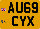 License plate of the United Kingdom, 2001 year system