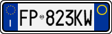 License plate of Italy, Cars (1994 year series)