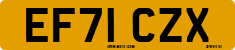 License plate of the United Kingdom, 2001 year system
