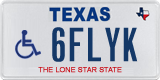 Texas, Vehicles for disabled persons (1ABCD)