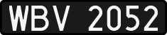 License plates of Poland, 1976 year system