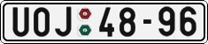 License plate of the Czech Republic, Cars (1960)