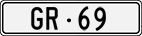 License plate of Switzerland, Cars