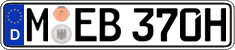 German license plate, Plates for oldtimers (type 