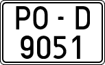 License plates of Spain, 1971 year series