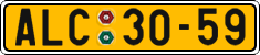 License plate of the Czech Republic, Commercial vehicles (1960)