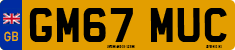 License plate of the United Kingdom, 2001 year system