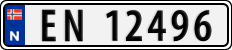 License plate of Norway, Cars