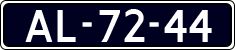 License plate of the Netherlands, Imported oldtimers (cars)