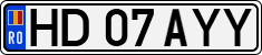 License plate of Romania, Regular plates