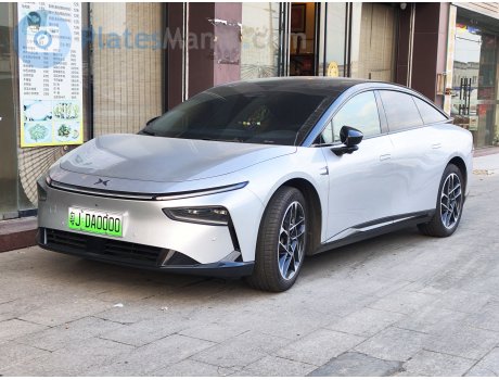 粤J·DA0000, XPeng P7+