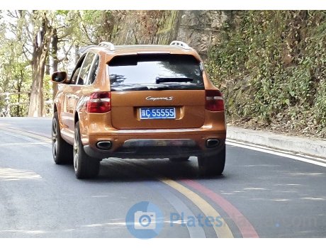 豫C·55555, Porsche Cayenne