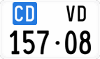 License plate of Switzerland, Diplomatic
