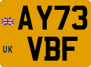 License plate of the United Kingdom, 2001 year system