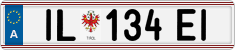 License plate of Austria, Regular plates