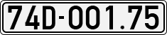 License plate of Vietnam, Cars