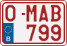 License plate of Belgium, Regular plates (2010)