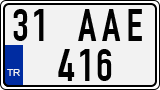 License plate of Turkey, Regular plates
