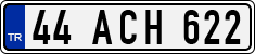 License plate of Turkey, Regular plates