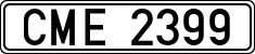License plates of Spain, Official and military plates