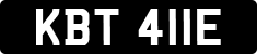 License plate of the United Kingdom, 1963 year system